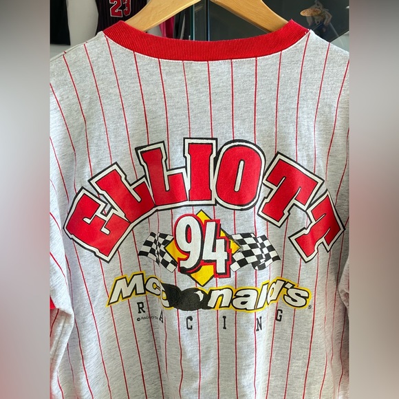 Vintage 90s McDonald’s Crew Racing Elliot Shirt Size Large - Picture 9 of 9